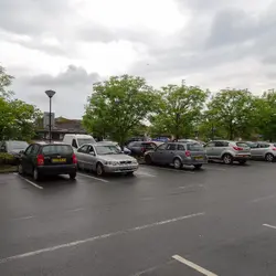  - Car-park at Abington services, 2018 Jun 02