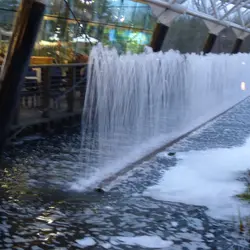  - Fountain / water feature at Welcome Break Oxford Services